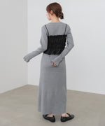 【選べるサイズ展開】ビスチェSETニットワンピース