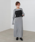 【選べるサイズ展開】ビスチェSETニットワンピース