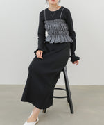 【選べるサイズ展開】ビスチェSETニットワンピース