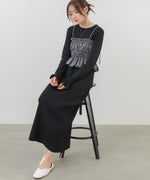 【選べるサイズ展開】ビスチェSETニットワンピース