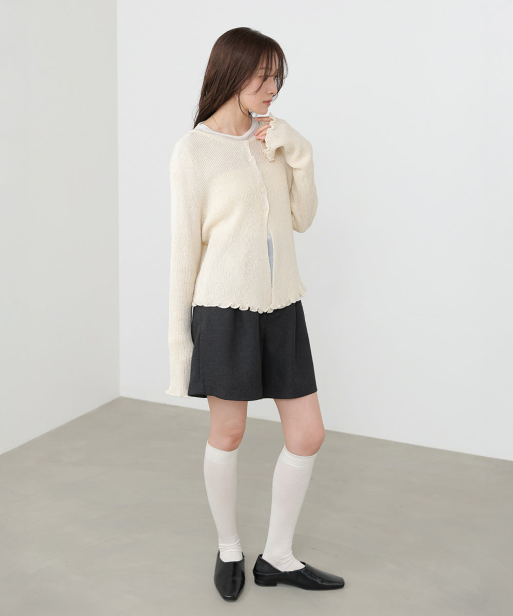 ヘムメロウスリットカーディガン