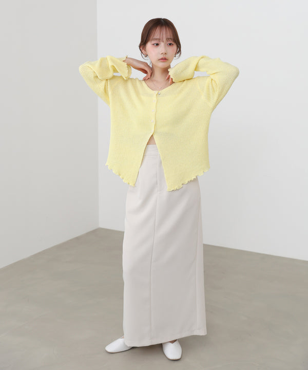 ヘムメロウスリットカーディガン