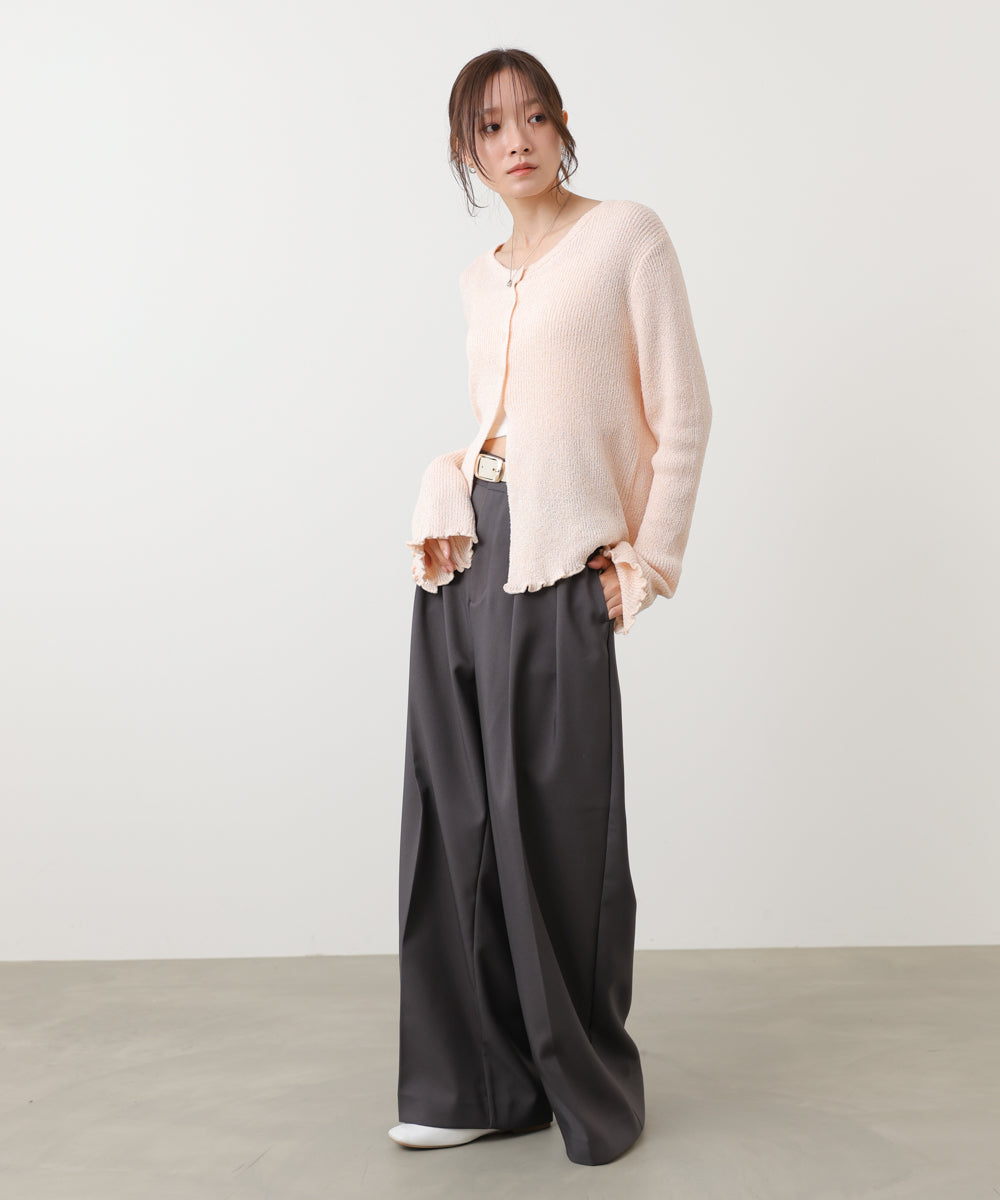 ヘムメロウスリットカーディガン