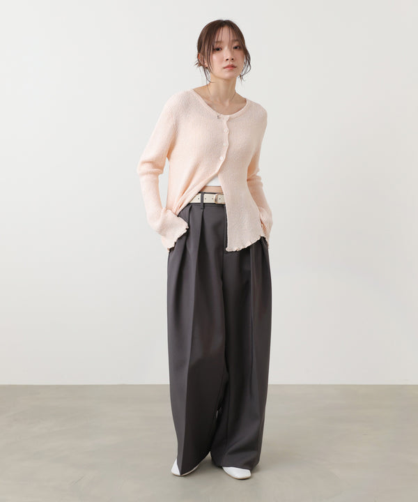 ヘムメロウスリットカーディガン