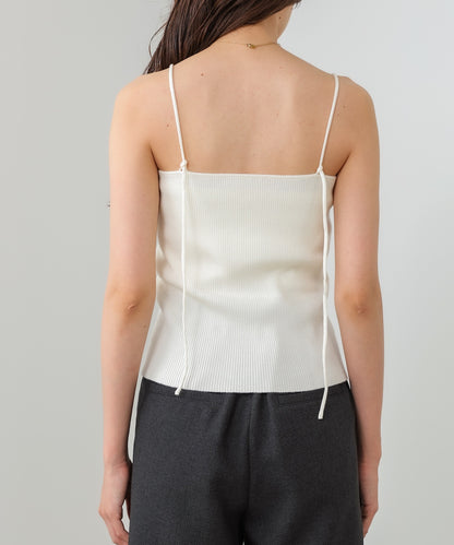 ティアードフリルニットカーデ＆2WAYビスチェアンサンブル