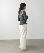 パイピングリブトップス＆タンクSET