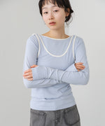 パイピングリブトップス＆タンクSET