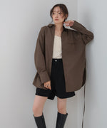 ロングシャツブラウス