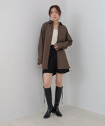 ロングシャツブラウス