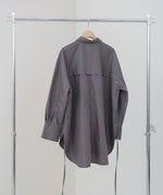 ロングシャツブラウス