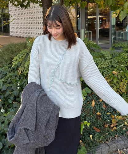 【セットアップ対応】ランダムメロウニットトップス