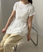LACE SWITCHING FLARE CAMISOLE