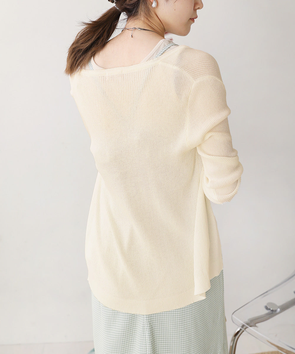 SMOOTH TOUCH SHEER CARDIGAN