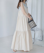RIBBON STRAP TEARED ONEPIECE