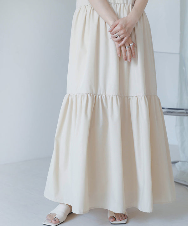 RIBBON STRAP TEARED ONEPIECE