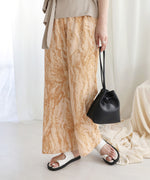 NUANCE MARBLE DESIGN PANTS