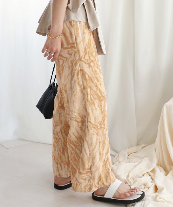 NUANCE MARBLE DESIGN PANTS