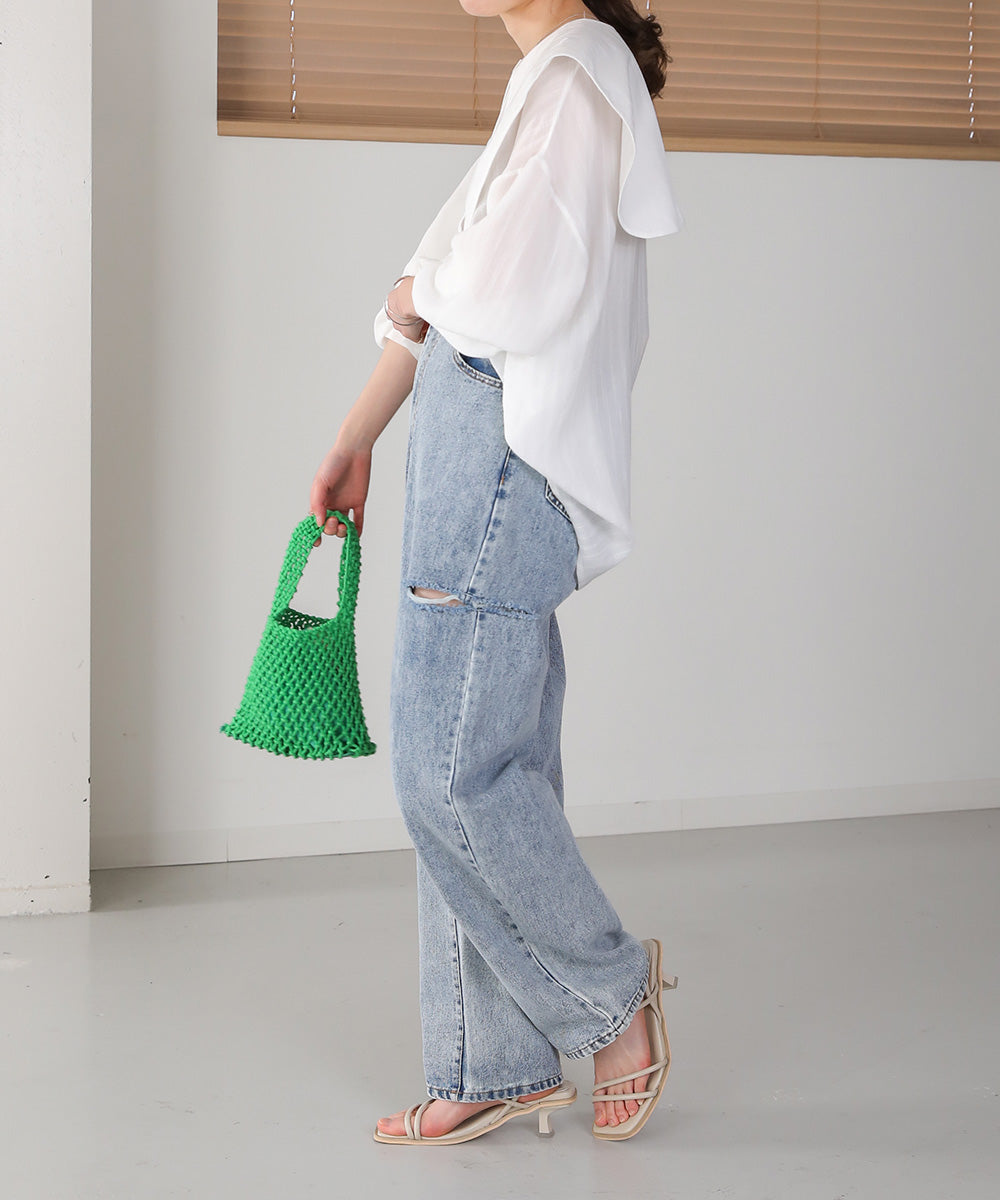 BIG SAILOR COLLAR BLOUSE