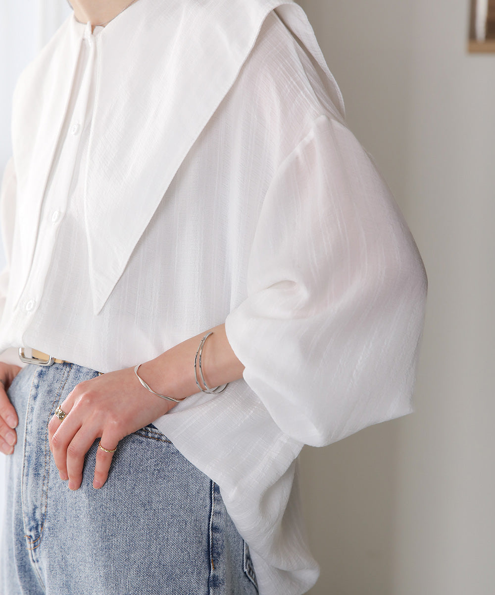 BIG SAILOR COLLAR BLOUSE