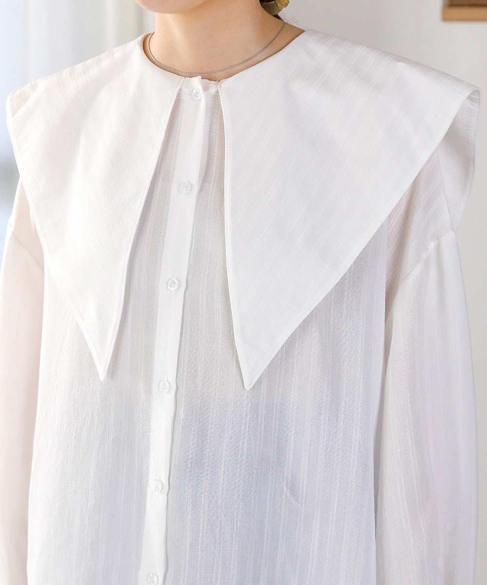 BIG SAILOR COLLAR BLOUSE