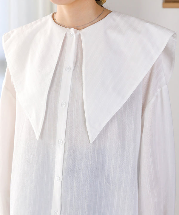 BIG SAILOR COLLAR BLOUSE