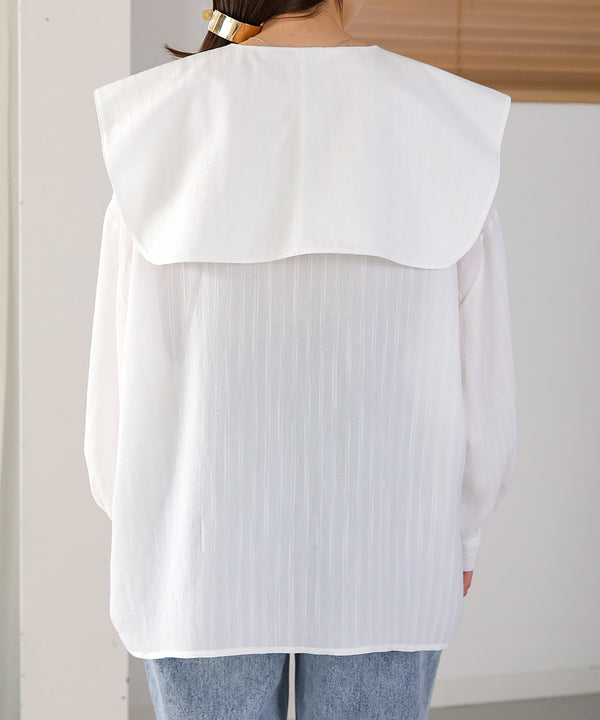 BIG SAILOR COLLAR BLOUSE