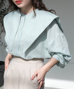 BIG SAILOR COLLAR BLOUSE