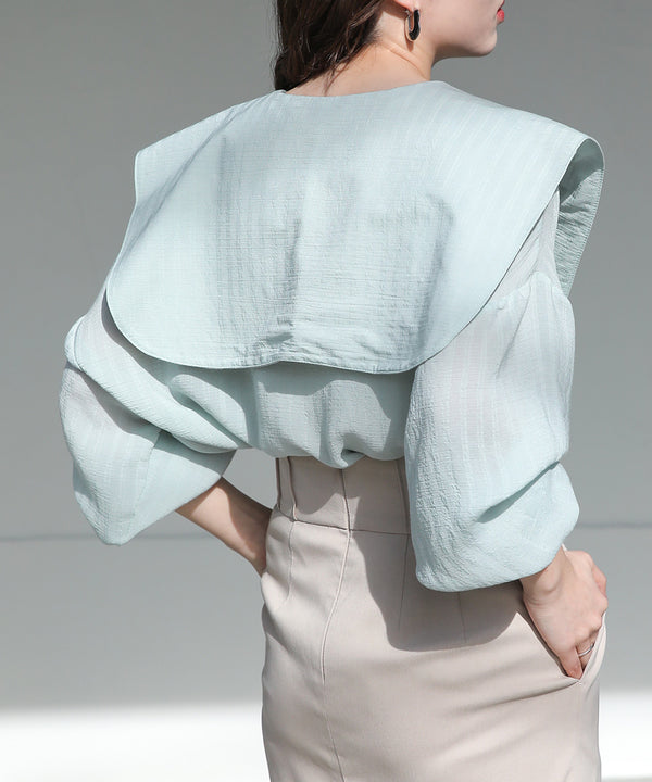 BIG SAILOR COLLAR BLOUSE
