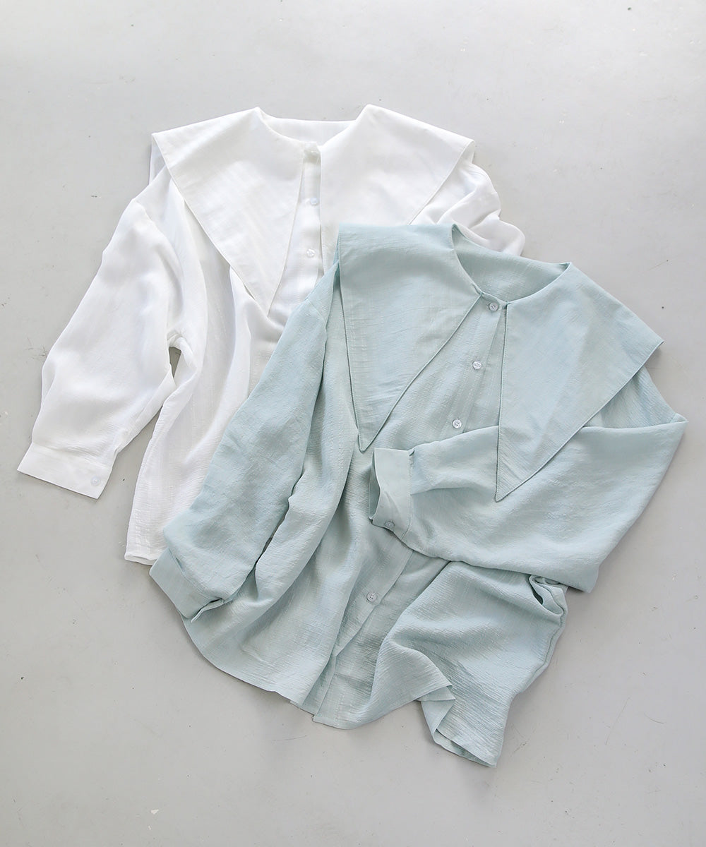 BIG SAILOR COLLAR BLOUSE