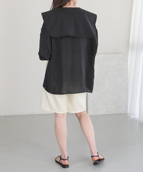 BIG SAILOR COLLAR BLOUSE