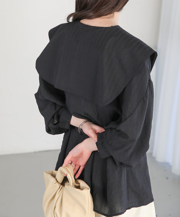 BIG SAILOR COLLAR BLOUSE