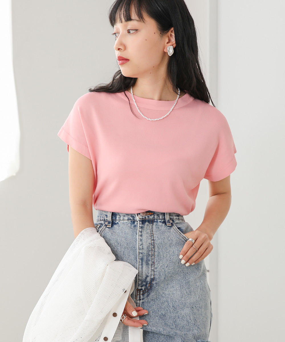 FRENCH SLEEVE DRY TOUCH TOPS