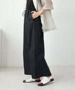 WAIST DRAWSTRING I-LINE SKIRT