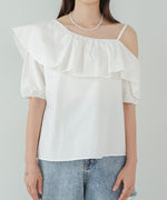 ASYMMETRICAL OFF SHOULDER BLOUSE
