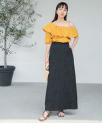 ASYMMETRICAL OFF SHOULDER BLOUSE