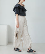 ASYMMETRICAL OFF SHOULDER BLOUSE