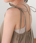 RIBBON STRAP TEARED ONEPIECE