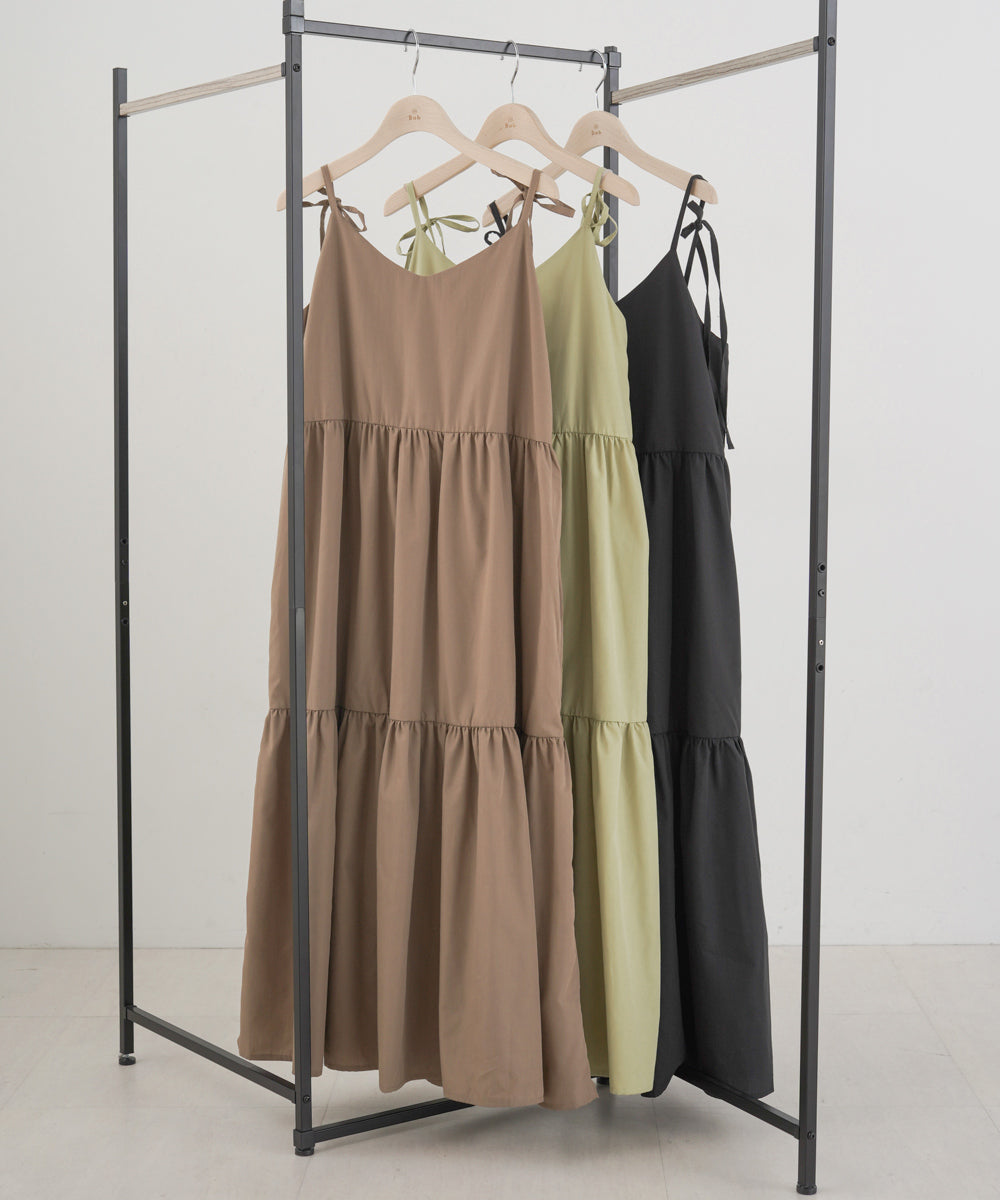 RIBBON STRAP TEARED ONEPIECE