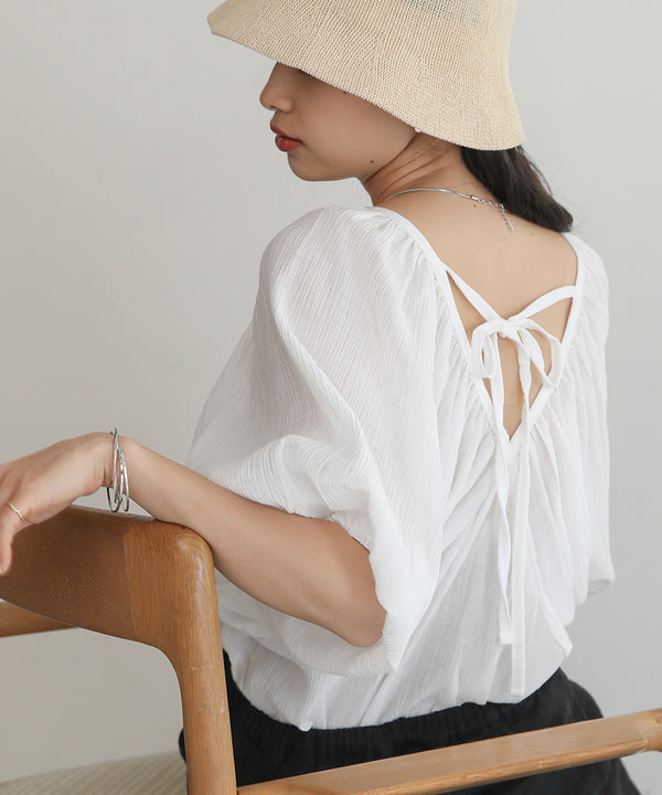 WRINKLED RUCHED TOPS