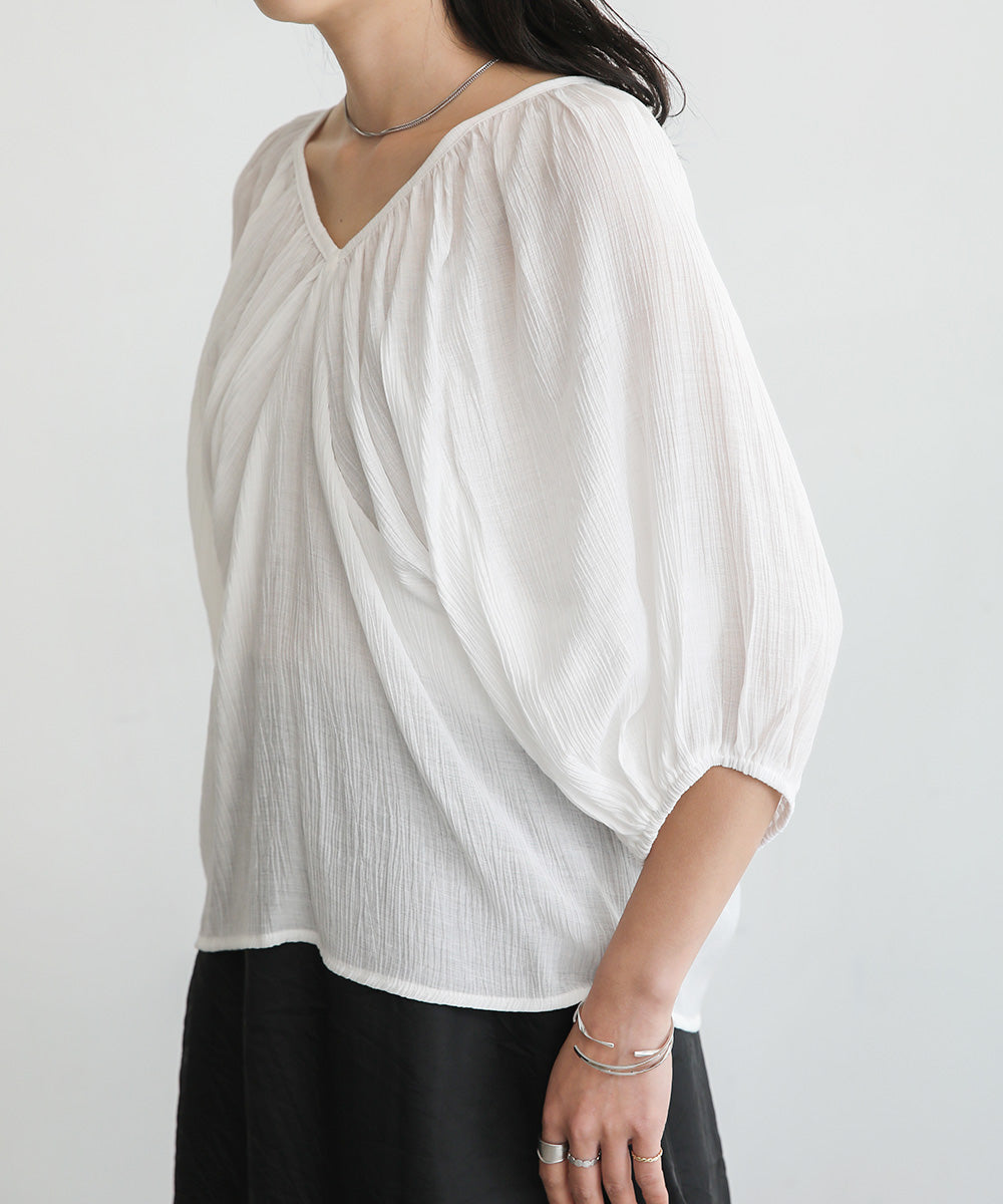 WRINKLED RUCHED TOPS