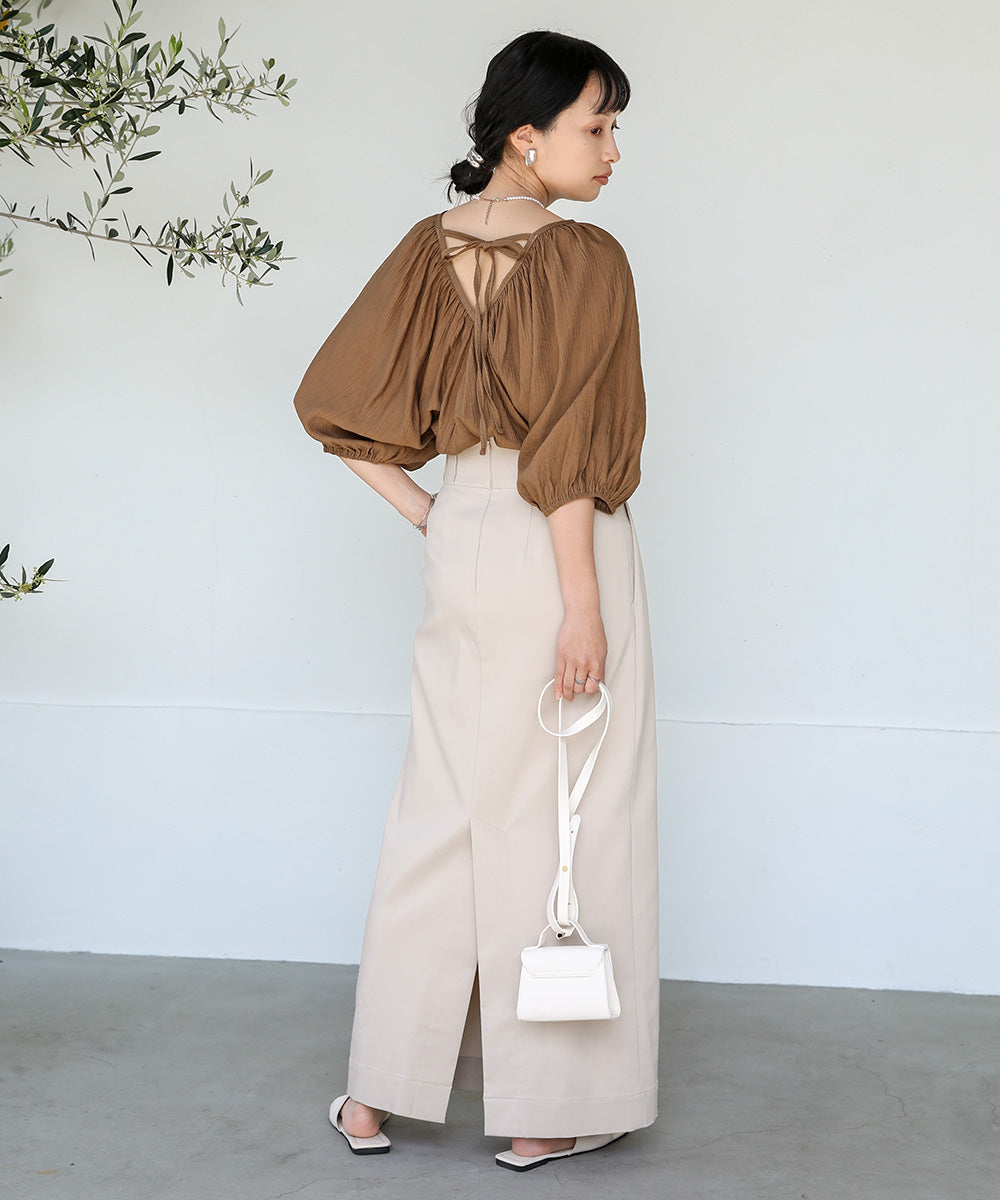 WRINKLED RUCHED TOPS