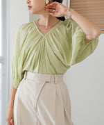 WRINKLED RUCHED TOPS