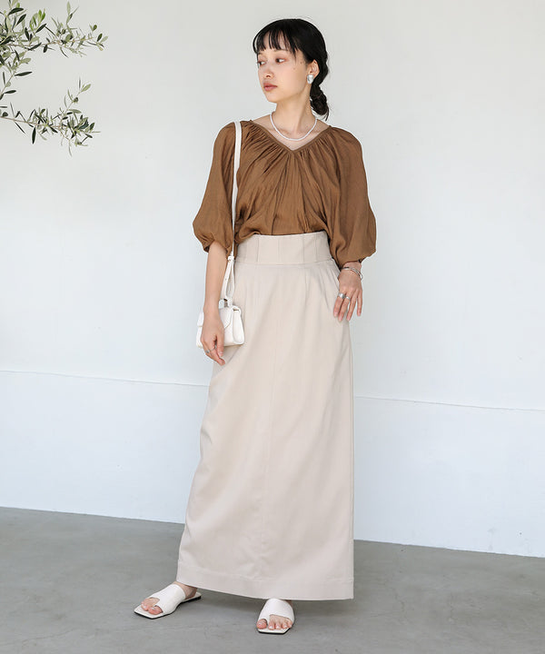 WRINKLED RUCHED TOPS