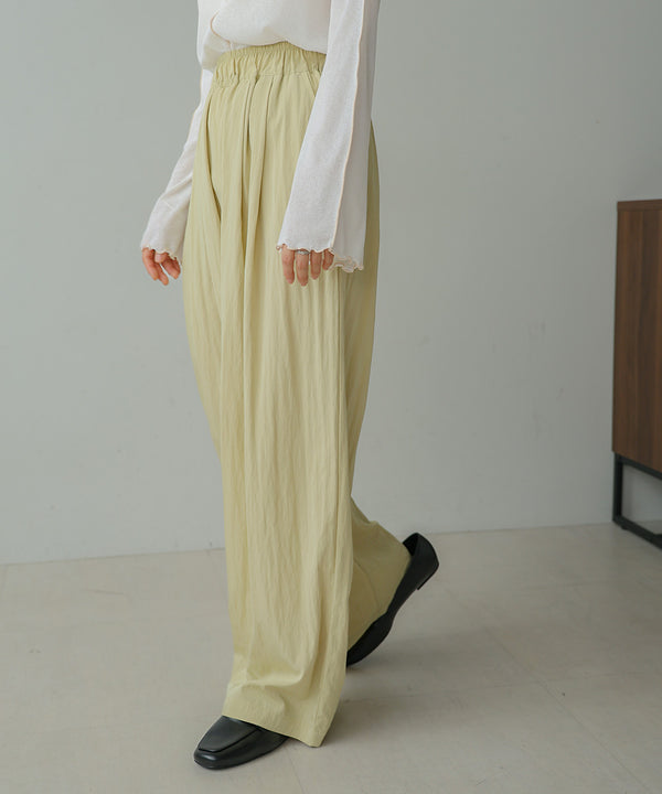 SEMI-WIDE NYLON PANTS