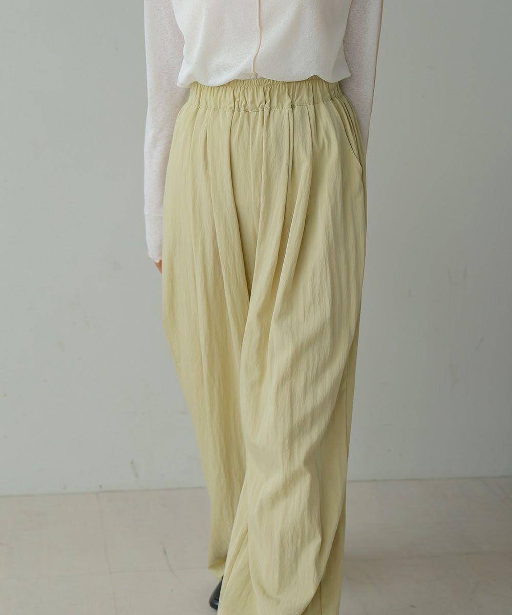 SEMI-WIDE NYLON PANTS