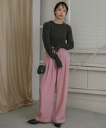 SEMI-WIDE NYLON PANTS