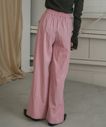SEMI-WIDE NYLON PANTS