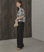 SEMI-WIDE NYLON PANTS