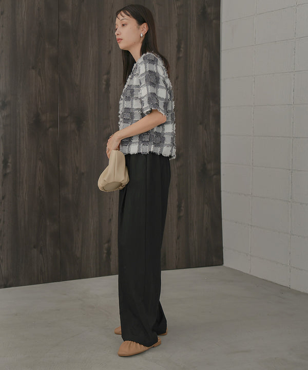 SEMI-WIDE NYLON PANTS