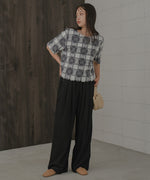 SEMI-WIDE NYLON PANTS